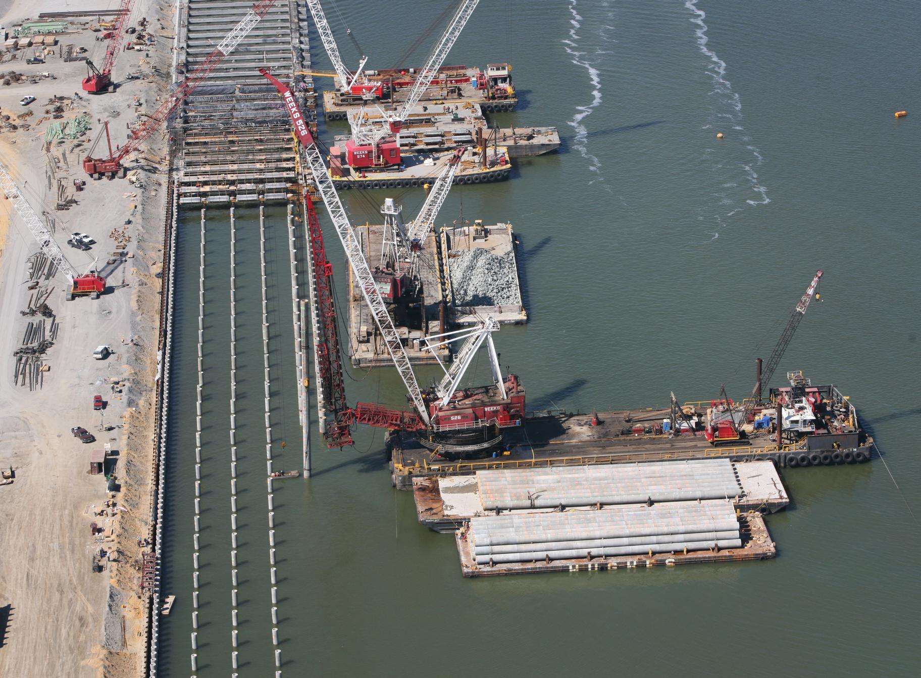 Port of Virginia Wharf Facility Weeks Marine